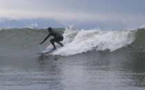 Catching a wave at the Jordan River Break